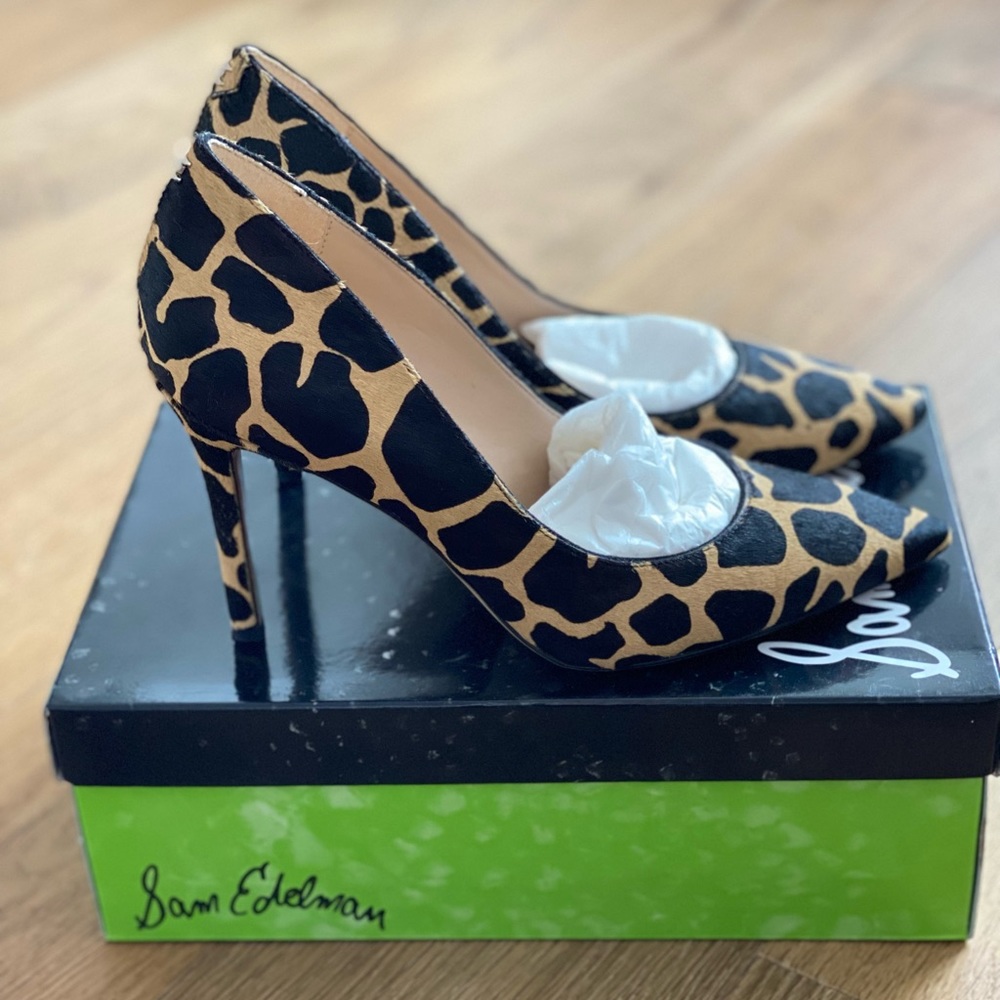 Sam Edelman Hazel Giraffe High Heels Sz 7.5